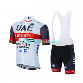 Conjunto Maillot + Culotte Corto con tirantes UAE Team Emirates 2021 N001